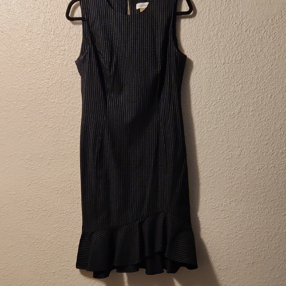 Elegant Black Sleeveless Dress EUC